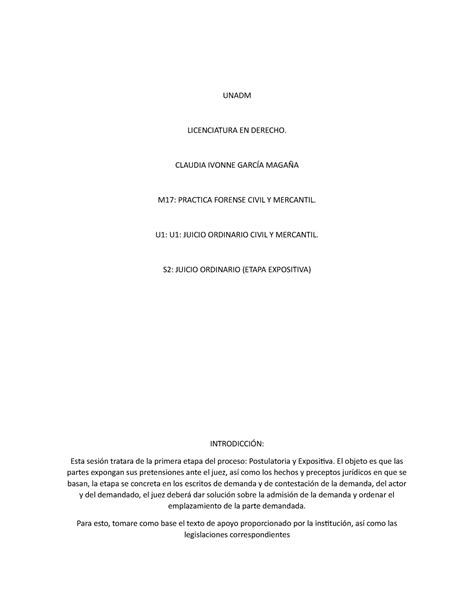 M17 U1 S2 CIGM sesión 2 UNADM LICENCIATURA EN DERECHO CLAUDIA