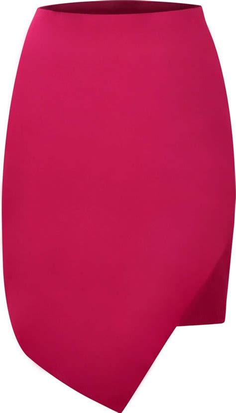 Tia Dorraine Women S Pink Purple Fairytale Pink Asymmetric Mini Skirt Shopstyle