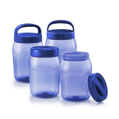 New Tupperware Universal Jar Duo Set Quad Set 1 5L 4pcs