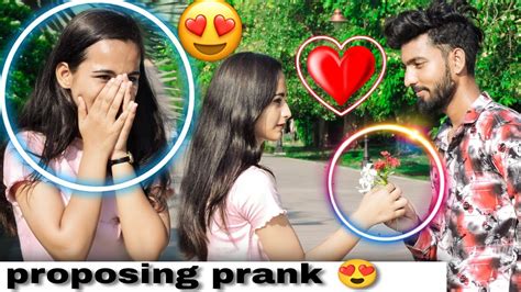 Proposing Prank On Cute Girl 😘 Part 2 Flirting Prank In India King