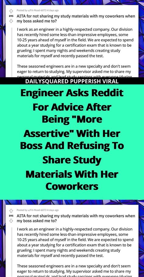 Engineer Asks Reddit For Advice After Being More Assertive With Her