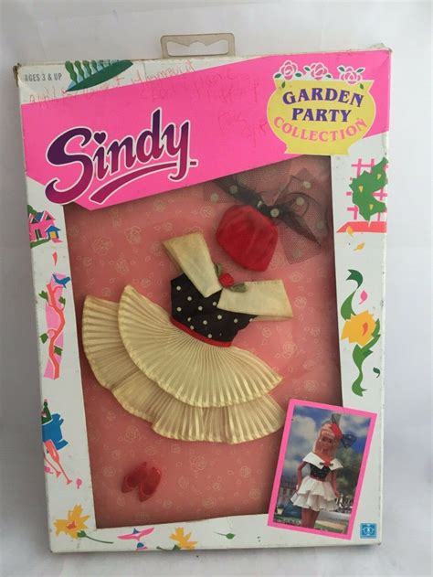 Vintage Sindy Prototype Sample Hasbro Garden Party Collection Dress Hat