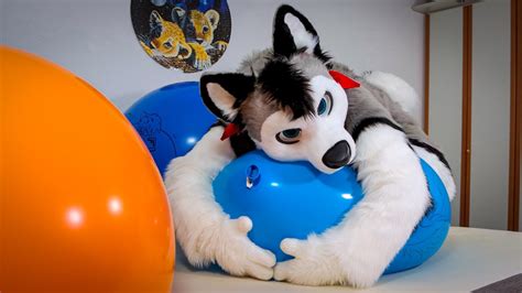 Inflate And Play With Big Furry Print Balloons Skeppo YouTube