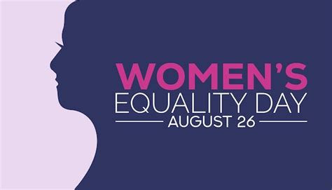 Premium Vector Women039s Equality Day In United States Celebrated