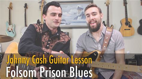 Johnny Cash Folsom Prison Blues Rhythm And Guitar Solo Lesson Feat Skip Robinson Youtube