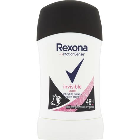 REXONA stick Invisible Pure 40 ml 45 Kč