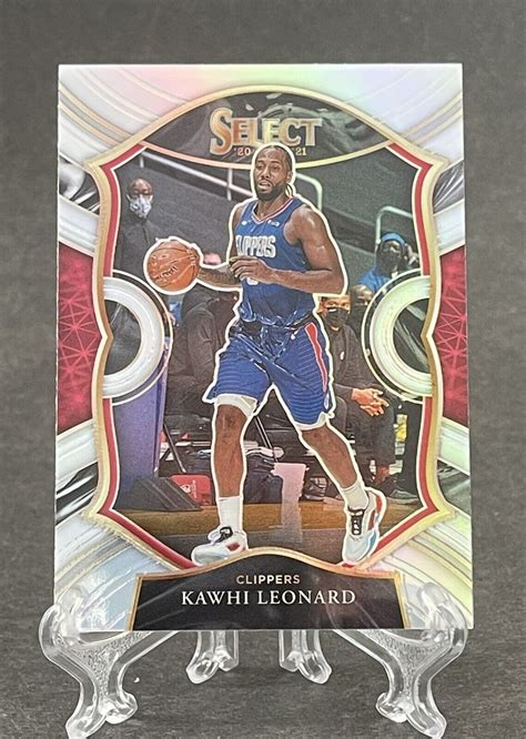 2020 21 Panini Select Kawhi Leonard Clippers Concourse Silver Prizm 37