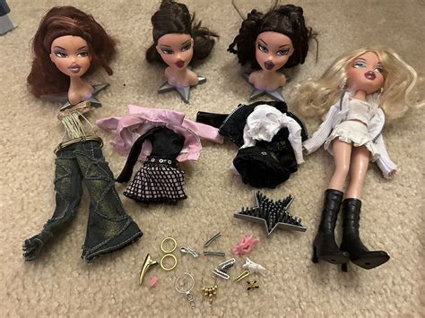 Bratz RARE 1st Edition Head Gamez 4 Doll Set Cloe Dana Jade Meygan EBay