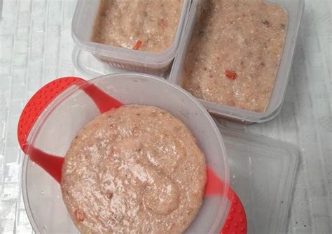 Resep Bubur Sup Tomat Daging Sapi Mpasi Bulan Day Oleh Fey