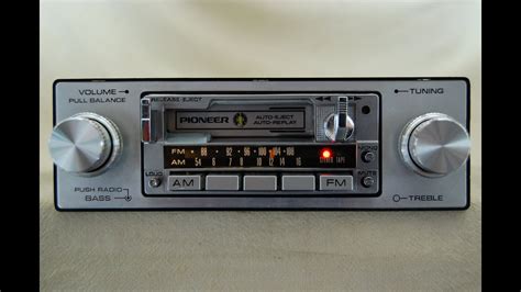 Vintage Pioneer Kpx Am Fm Supertuner Cassette Car Stereo Youtube