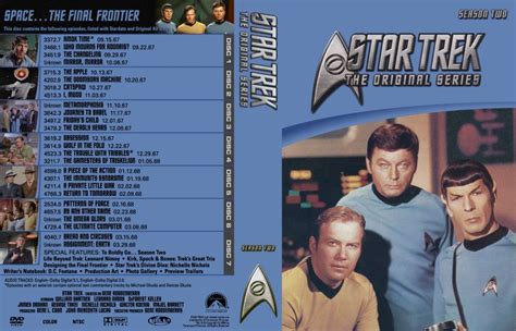 Star Trek The Original Series Season 2 Tv Dvd Custom Covers