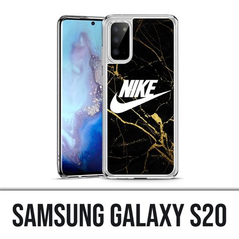 Samsung Galaxy S20 Case Nike Logo Gold Marble