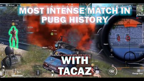 MOST INTENSE MATCH IN PUBG HISTORY Feat Tacaz 50 SQUADS RUSH AT US