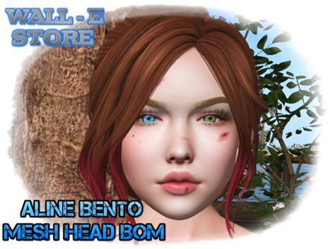 Second Life Marketplace Wall E Aline Bento Mesh Head Bom