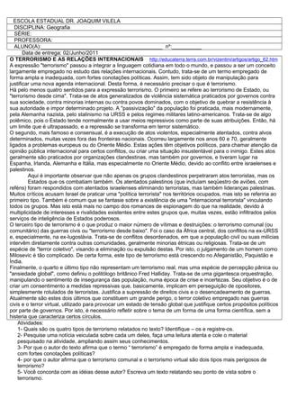 Terrorismo PDF