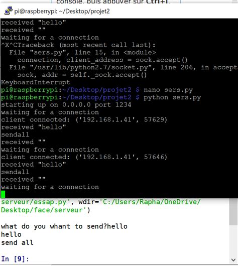 How To Send And Receive With Python And Socket Stack Overflow