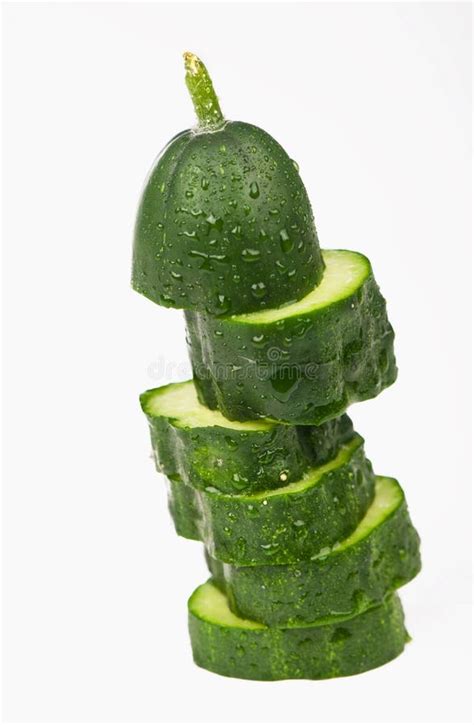 Cucumber slices stock photo. Image of fresh, juicy, four - 26287284