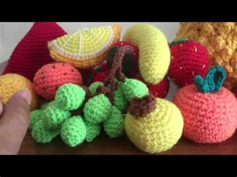 Frutas A Crochet Fruta De Ganchillo Flores A Crochet Dise Os De