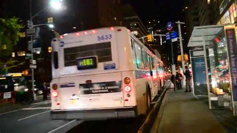 Mta New York City Bus 2003 New Flyer D60hf 5633 On The M102 3rd