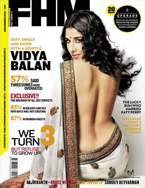 Check Out Vidya Balan Goes Backless For FHM Bollywood News