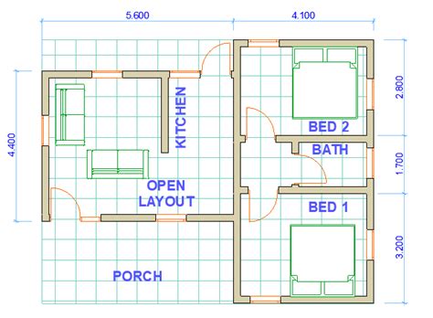 Two Bedroom House Designs In Kenya