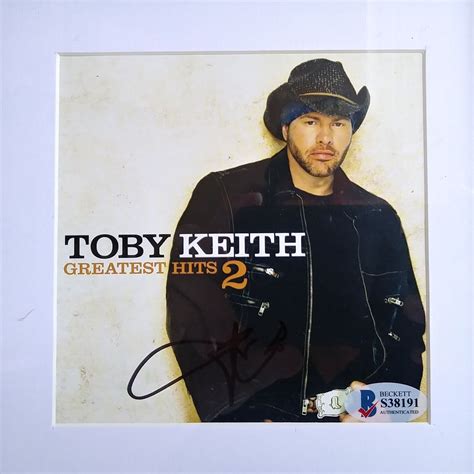 Toby Keith Signed Greatest Hits Vol 2 Framed CD Cover Booklet Beckett ...