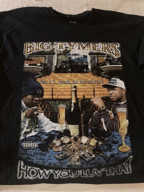 Big Tymers Sz M Cash Money Records Rare Rap Tee Vintage Y K Vtg Ebay