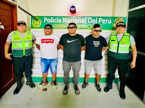 Hu Nuco Desarticulan Banda Criminal En Leoncio Prado