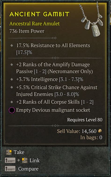 Necro Infinimist Amulet Topic D Jsp