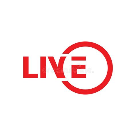 Live Stream Logo Design. Vector Illustration Stock Vector ...