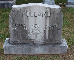 Hobart Pollard M Morial Find A Grave