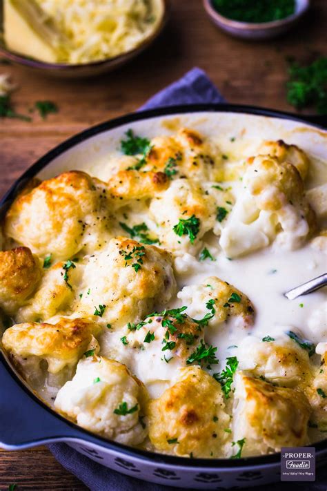 Cauliflower Cheese (with homemade cheese sauce) - ProperFoodie