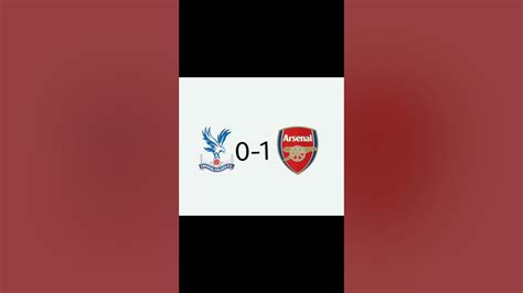 Crystal Palace 0 1 Arsenal Monday Night Match Recap Shorts Youtube