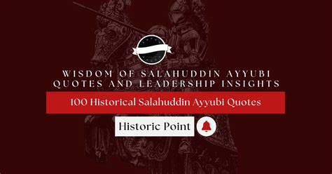 Salahuddin Ayubi Quotes In English Sultan Salahuddin Ayyubi Quotes ...