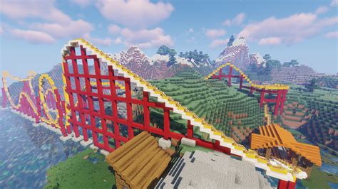 Made a B&M Floorless Coaster In Minecraft : r/rollercoasters