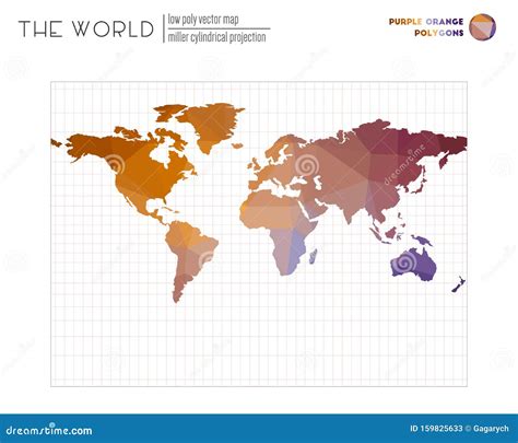 Vector Map Of The World Stock Vector Illustration Of Decorative