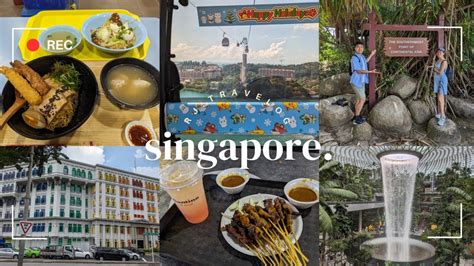 Singapore Vlog 🌞🚡from Sunny Beach To Nighttime Views 🌃 And More Hawker Stalls Youtube