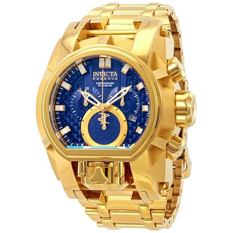 Invicta Reserve Chronograph Blue Dial Mens Watch 25209 886678305544