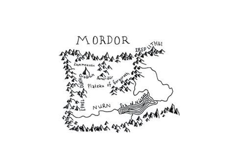 Mordor Map