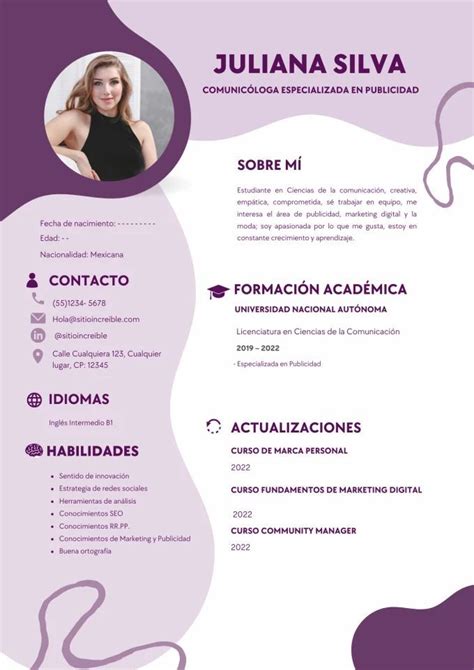 Julietaquispe I Will Create And Update Your Cv And Cover Letter In