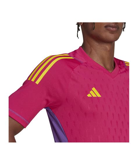 Adidas Tiro Pro Torwarttrikot Kurzarm Pink Pink