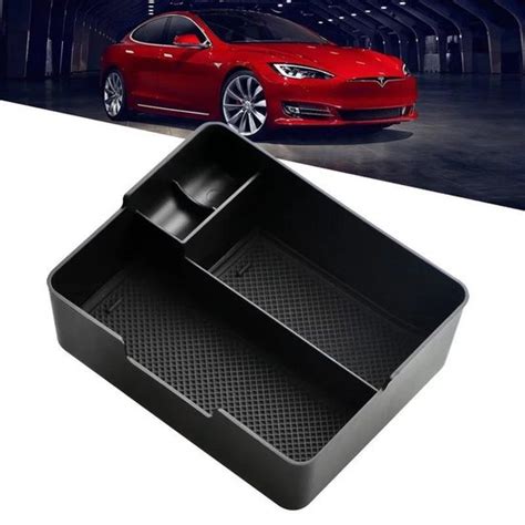 Tesla Model Middenconsole Organizer Auto Accessoires Opbergbak