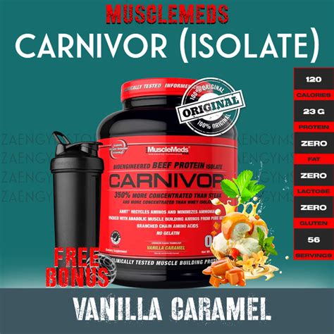 Jual Musclemeds Carnivor Beef Protein Isolate 4lbs Shopee Indonesia