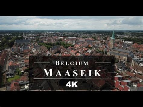 Relaxing Maaseik Drone Aerial K Belgium Belgien Kingdom Of