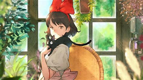 Kikis Delivery Service With Cat 4k 3440h Wallpaper Pc Desktop