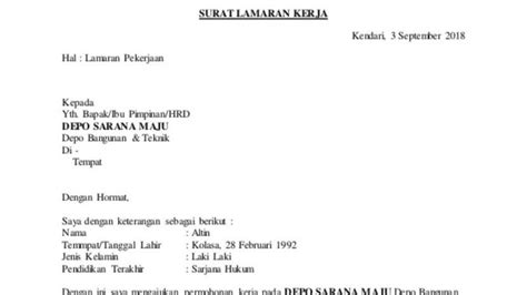 Detail Contoh Penulisan Surat Permohonan Koleksi Nomer 50