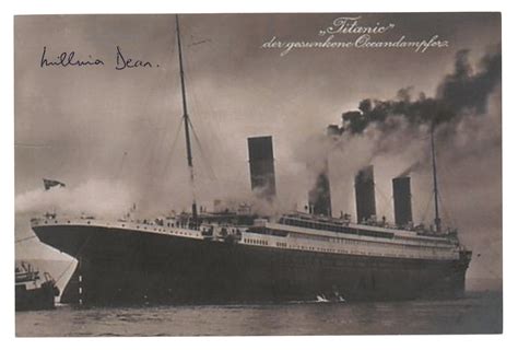 Titanic: Millvina Dean Signed Photograph | RR Auction