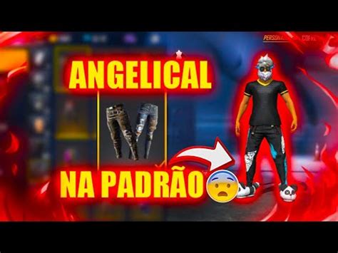 Textura Da Cal A Angelical Na Padr O Atualizada Free Fire Youtube