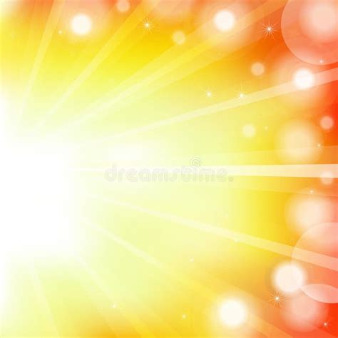 Abstract Orange And Yellow Background Vector Stock Vector