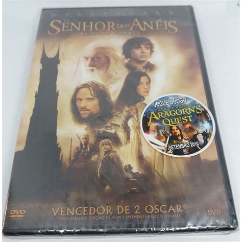 O SENHOR DOS ANÉIS AS DUAS TORRES DVD LACRADO Produto Original